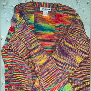 Cotton Emporium Multicolor Knit Sweater